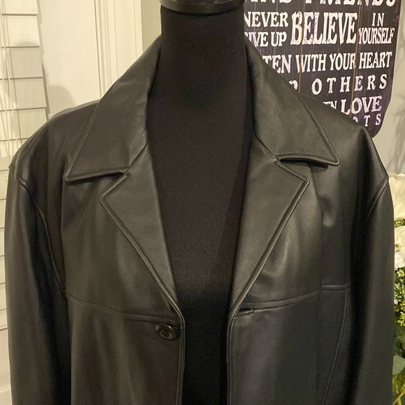 Alfani Leather Jacket - Picture 2 of 15